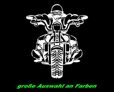 Motorrad Bike Aufkleber Auto Motorsport Sticker CHOPPER Biker INSIDE Respect