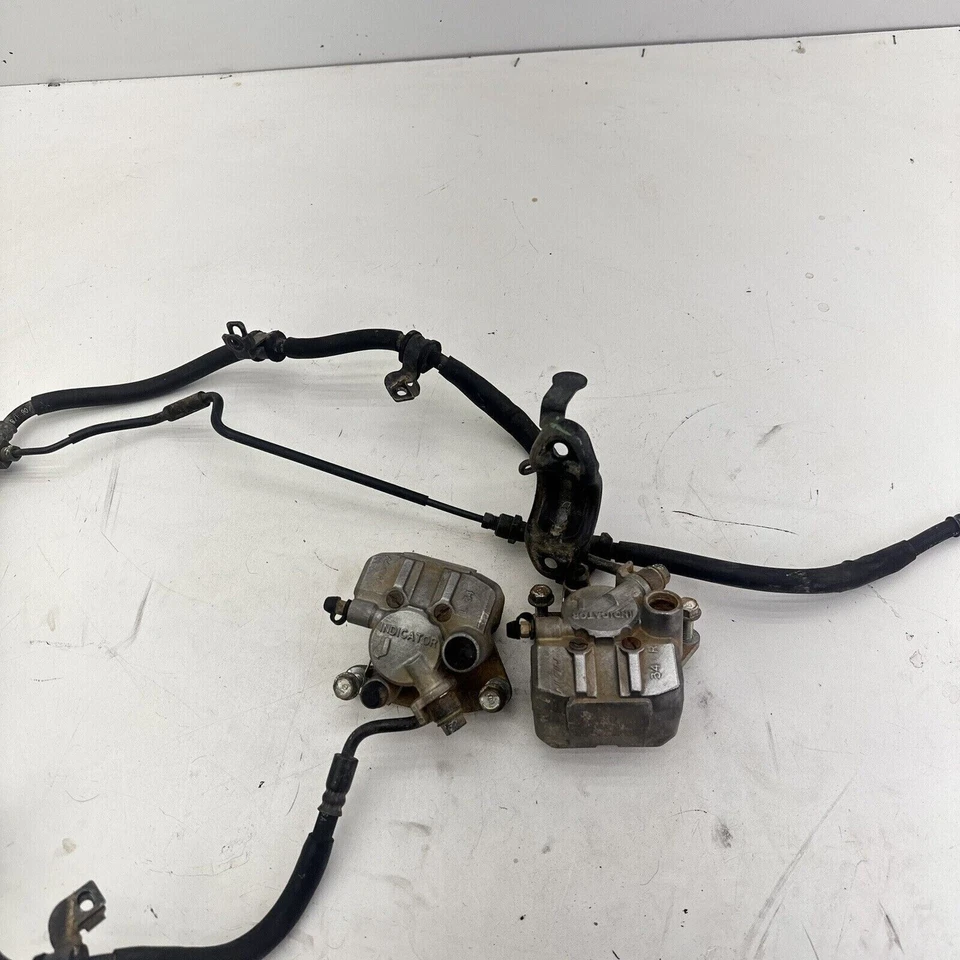 05-08 Honda Sportrax 400EX Trx400ex pinça de freio dianteiro mangueiras linhas MONTAGEM - Imagem 4 de 4