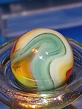 OUTSTANDING RARE VINTAGE MINT CHRISTENSEN AGATE MARBLE AWESOME MUST SEE