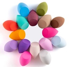 AGPtek Cosmetic Foundation Sponge Puff Blender, 5 Colors 10 pieces FreeGift
