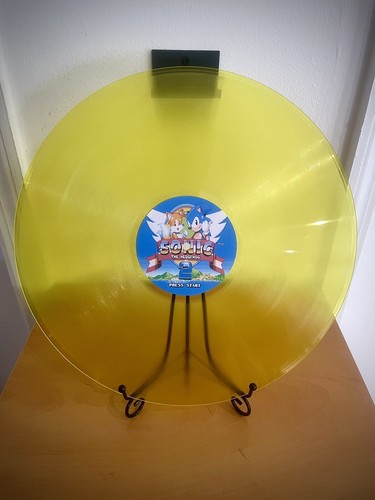 Sonic The Hedgehog 2 Sega Genesis Soundtrack “Tails Yellow Variant” Vinyl Record - Picture 2 of 5