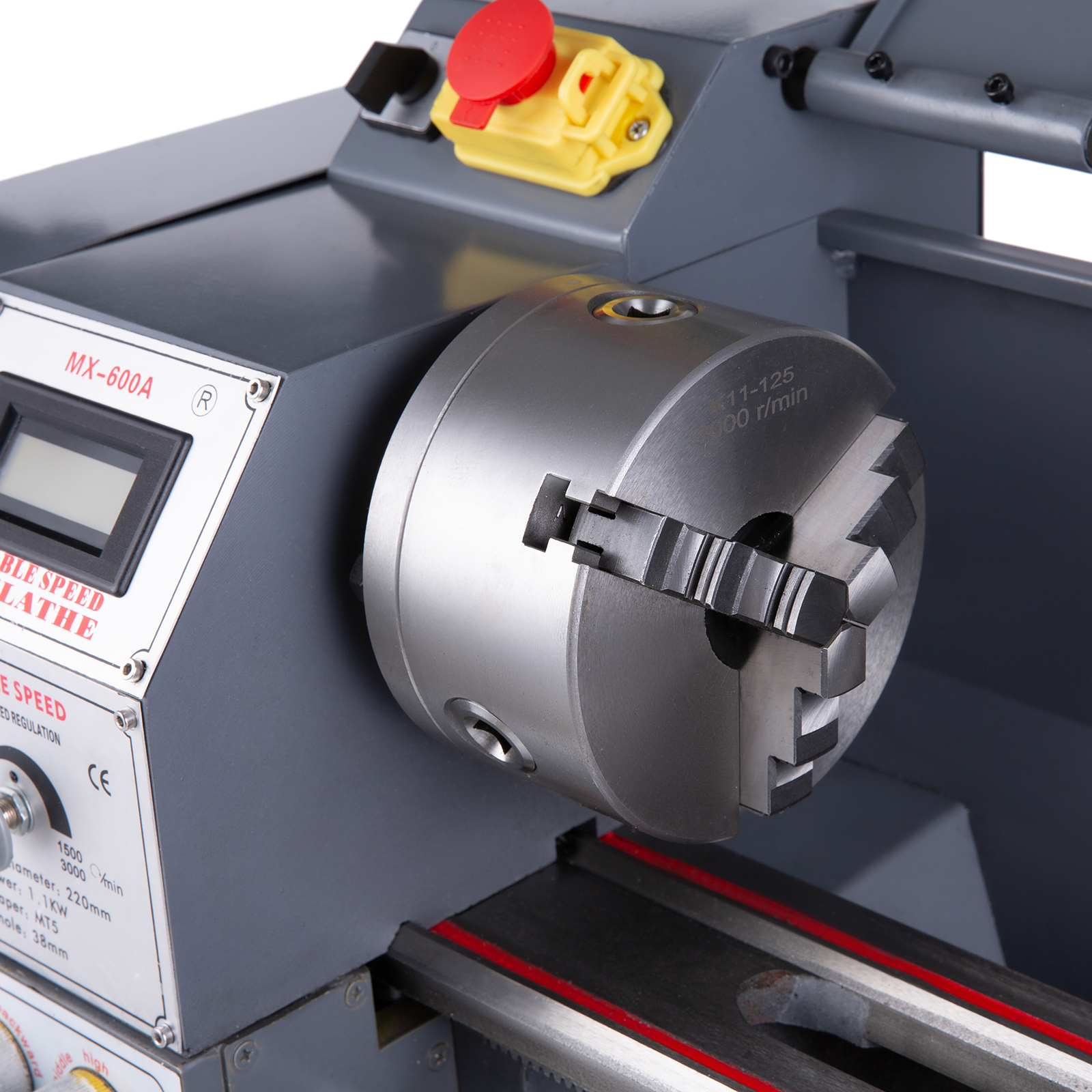 CRENEX 22x75cm Variable Speed Mini Metal Lathe Woodturning Milling Tool