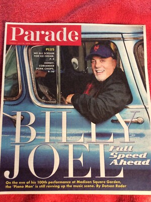 PARADE MAGAZINE JULY 15 2018 BILLY JOEL FULL SPEED AHEAD