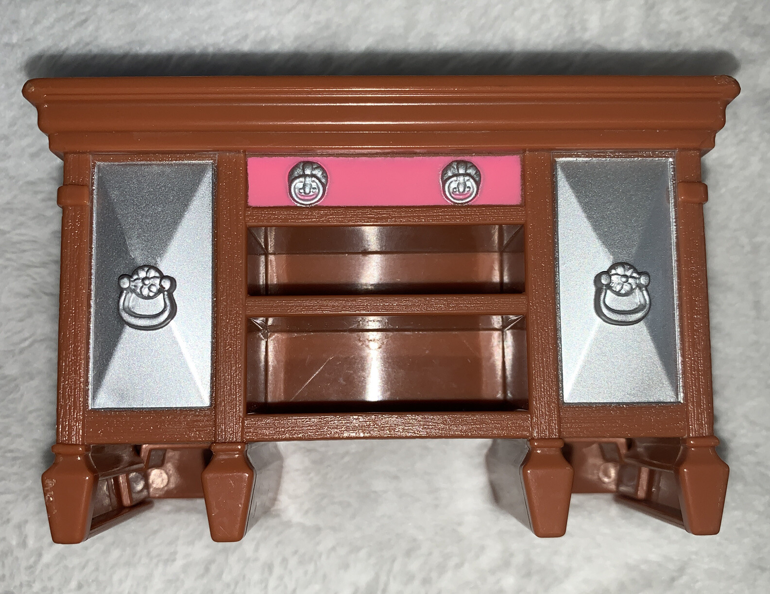 Fisher Price Loving Family Dining Room Hutch 2008 Mattel Doll House