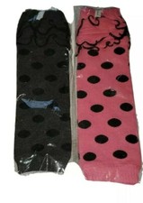 Toddler Toddler Girl Leg Warmers Ruffled Polka Dot Socks Leggings 2 Pack