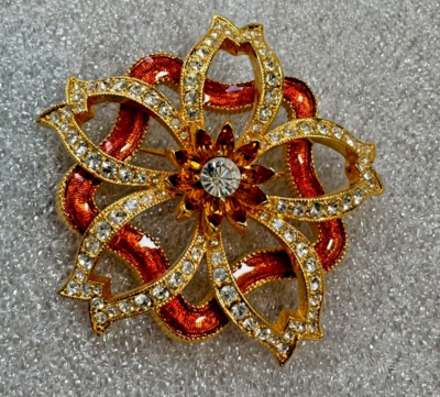 Nolan Miller pin brooch Vintage Nolan Miller Flower Brooch/pin - Etsy main image 3