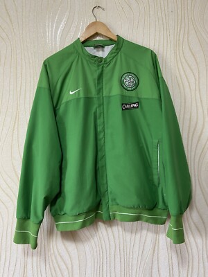CELTIC 2008 2009 FOOTBALL SOCCER LINE UP TRACK TOP JACKET NIKE