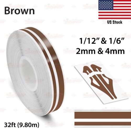 1/12" & 1/6" PIN STRIPES Car Motorcycle Truck Twin Lines TAPE Vinyl Stickers - Bild 27 von 51