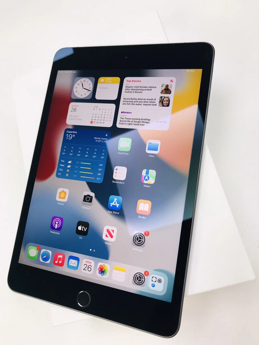 Apple iPad Mini 5th Generation 256GB Wi Fi 4G Unlocked 7.9in Space Grey