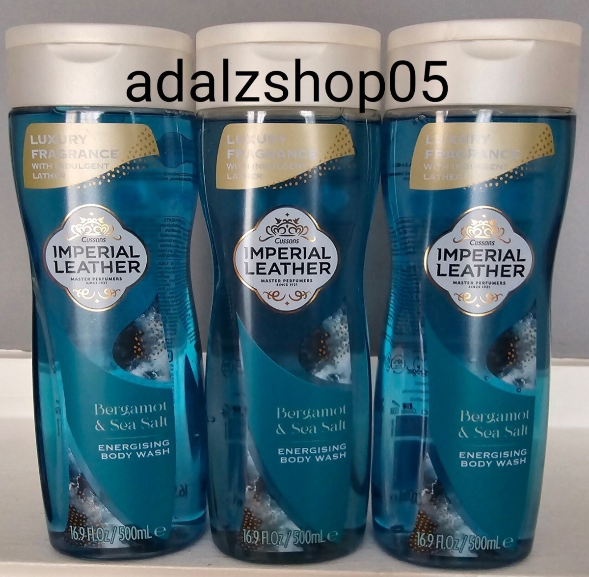 Imperial Leather Bergamot Sea Salt Shower Gel 3x500ml-Free Postage