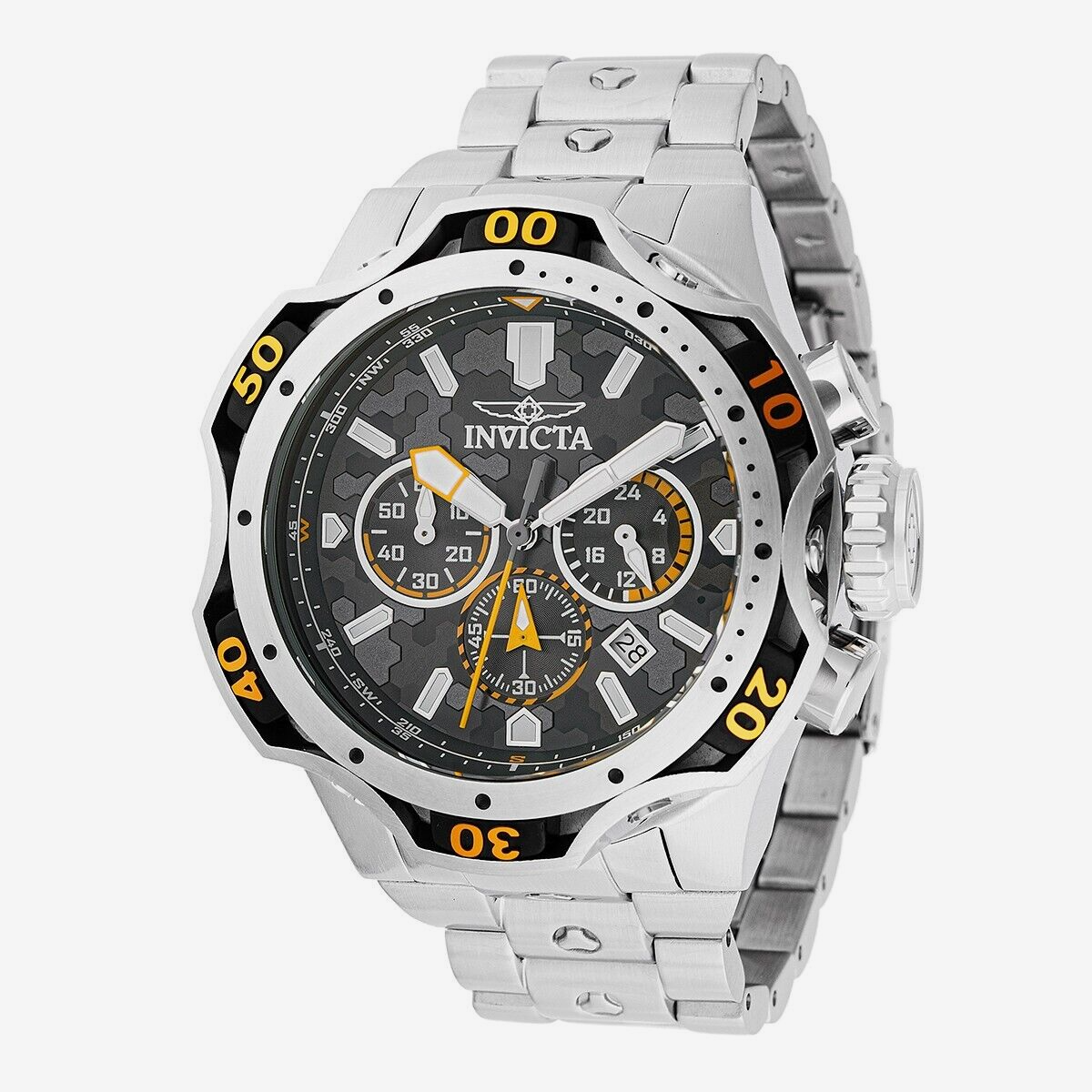 NEW INVICTA 47756 VENOM COMBAT CHRONOGRAPH BLACK CAMOUFLAGE DIAL