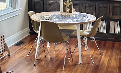 VG&P Canteen Table With Modernica Fiberglass Eames Chairs 4.
