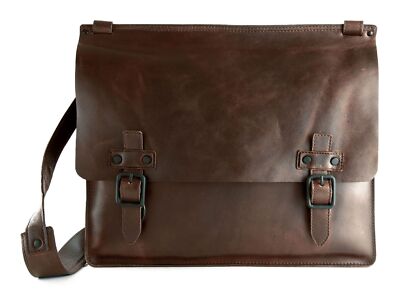 HAROLD'S Aberdeen Messengerbag M Businesstasche Umhängetasche Brown dunkelbraun