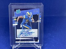 VAN JEFFERSON 2020 PANINI CHRONICLES DONRUSS CLEAR RATED ROOKIE AUTO RC #D 20/25