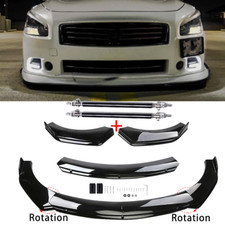 Front Bumper Lip Part Accessories Splitter Spoiler For 2009-15 Nissan Maxima St Front Bumper Lip Part Accessories Splitter Spoiler For 2009-15 Nissan Maxima St