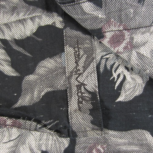 Travis Mathew Shirt Mens XL Black Floral Hawaiian Camp Button Up SS - Picture 7 of 16