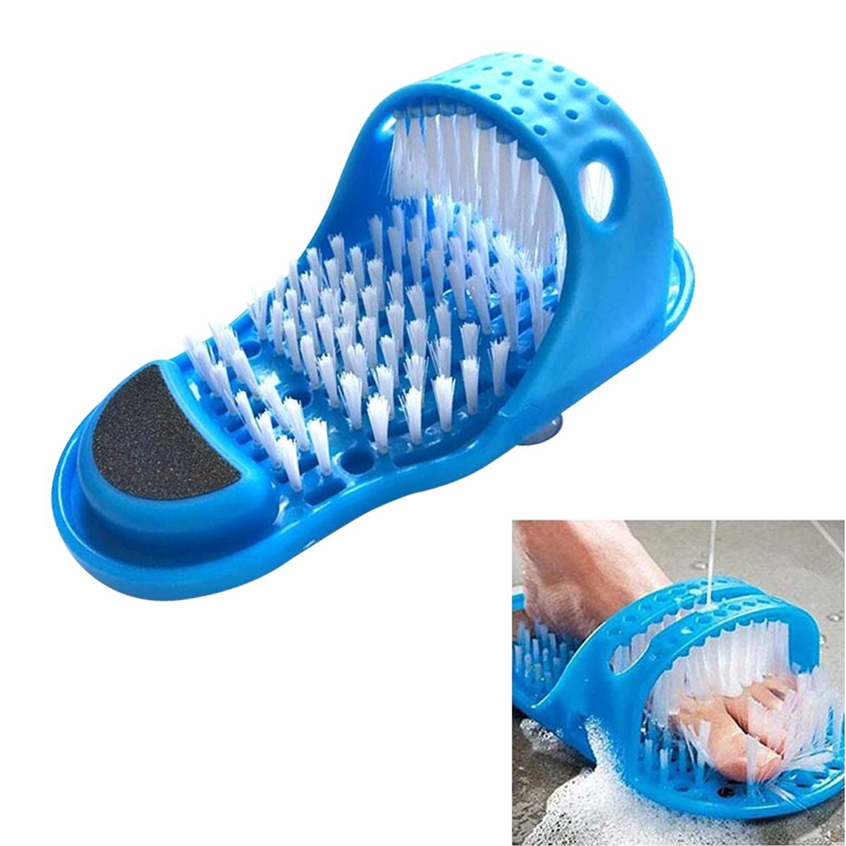 Fußbürste Fußmassage Fußreiniger Badbürste Peeling Fußpflege Badbürste