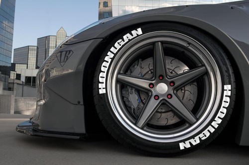 TIRE LETTERING permanent Stickers 16"-24" 4 TIRES SET 1.25" inch height - Picture 2 of 3