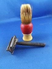 VALET AUTO STROP VINTAGE RAZOR SHAVER  FULLER SOAP BRUSH BRISTLES