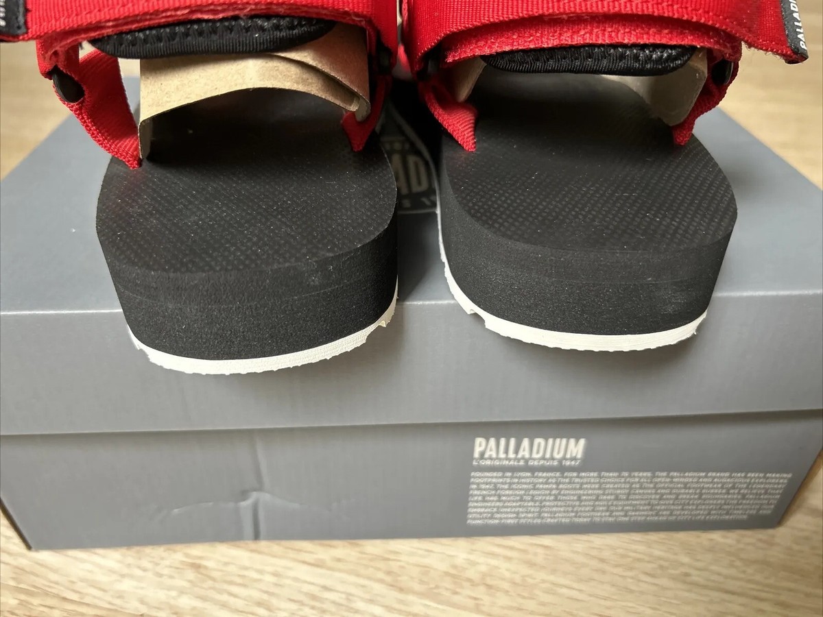 PALLADIUM L'ORIGINALE DEPUIS 1947 Red Sandal Strap Shoe