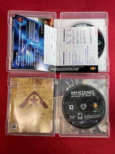 Sony PlayStation 3 PS3 Dual Game Pack CoD Black Ops Resistance Fall Of Man CIB - Picture 5 of 5