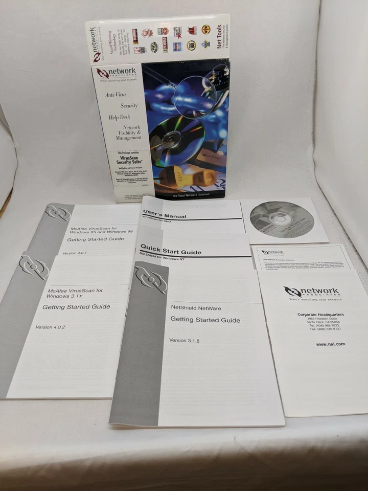 Network Associates Virus Scan Security Suite v4.0 Site License-  New In Box - Image 2 of 4