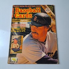 Baseball Cards Magazine Wade Boggs Red Sox Stan Musial November 1987