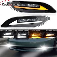 For Toyota Camry 2002-2004/Corolla 2005-2008/Solara 2002-2003 LED Fog Lights+DRL