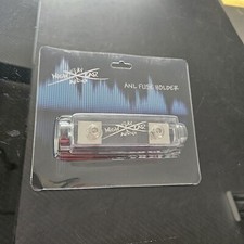 Sky High Car Audio 1/0 Gauge Ring Terminal ANL Fuse Holder Nickel Plated W/Fuses