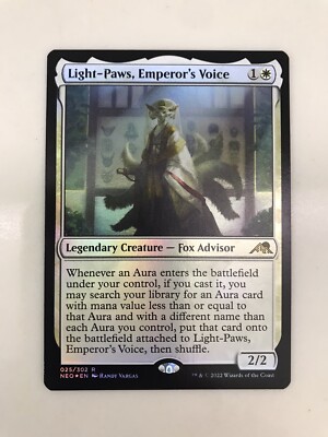 Light-Paws Emperor's Voice Foil MTG Magic the Gathering Card NM