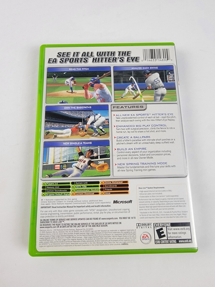 MVPベースボール2005 MVP Baseball 2005 (Microsoft Xbox, 2005) w/guide 14633148909