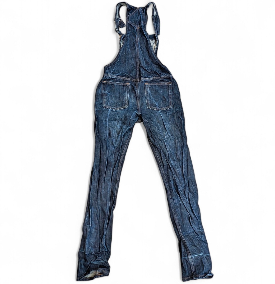 Naked & Famous Indigo Selvedge Denim Overalls Mens 30 Blue Jeans