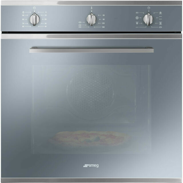 SMEG Selezione SF64M3PZ 60cm Forno Elettrico da Incasso - Argento |  Acquisti Online su eBay