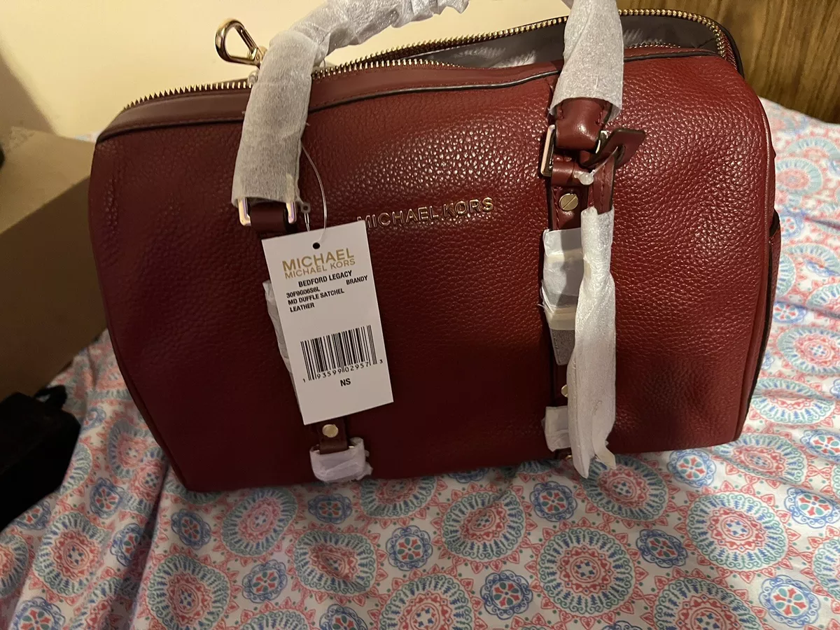 michael kors bedford satchel Medium Brandy eBay