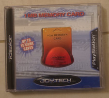 VINTAGE 90'S PLAYSTATION 1 JOYTECH 1MB MEMORY CARD PS1 COMPATIBLE SEALED