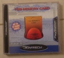 JOYTECH 1MB MEMORY CARD PS1 COMPATIBLE - BRAND NEW/SEALED
