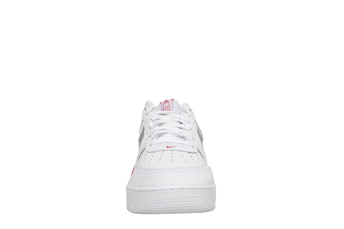 A White Tumbled Leather and 3M Cut-Out Swooshes Hit This Nike Air Force 1  Low •