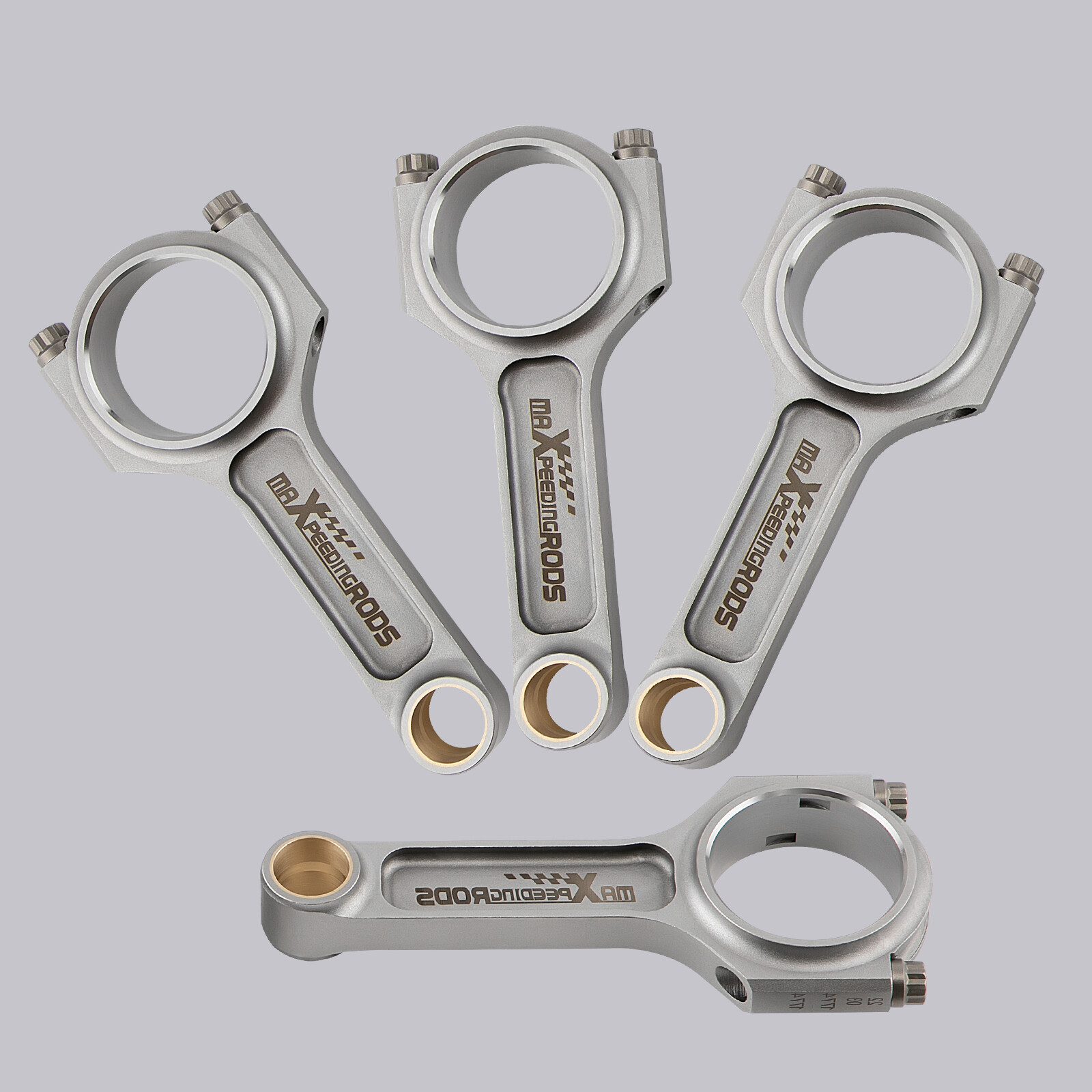 Forged 4340 EN24 I-Beam Connecting Rods ARP Bolts for Mazda BP 1.6 Engine 133mm