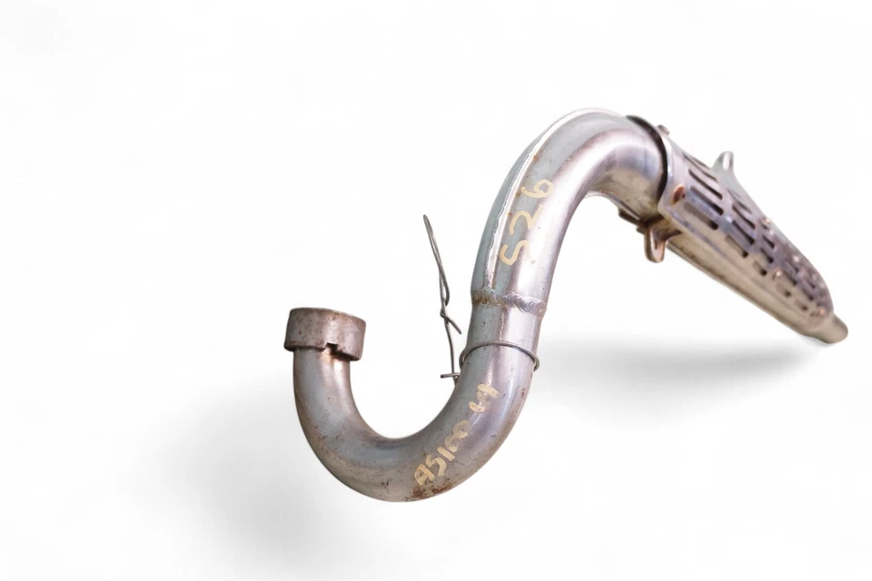 SUZUKI AS100-AC100-AC90-A100 SCRAMBLER UPPER EXHAUST MUFFLER GENUINE *2700 #1  - Image 2 of 4