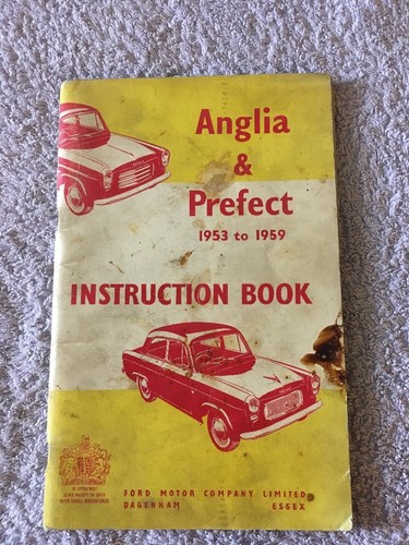 Ford Anglia & Prefect 1953 bis 1959 Instruction Booklet / Manual - Paperback