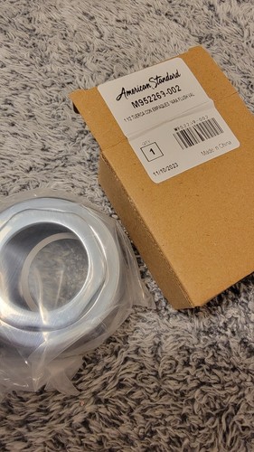 American Standard M961810-0020A Spud Escutcheon Kit 1/2" x 7.5" Chrome – New - Picture 3 of 6