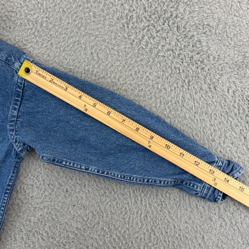 Ralph Lauren Shirt Boys 6 Chambray Denim Long Sleeve Button Down Big Pony Logo - Picture 11 of 11