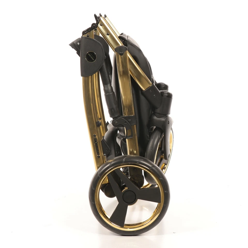 JUNAMA DIAMOND S LINE EXCLUSIVE BABY PRAM STROLLER 2in1 + GIRLS BUGGY DOLL PRAM - Image 3 of 4