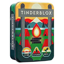 Tinderblox Fun Family Stacking Game In a Tin! Alley Cat Games Brand New