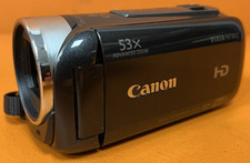 Canon VIXIA HF R42 HD 1080p 32GB Flash Camcorder Black 32x No Battery/SD