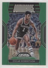 2018-19 Panini Prizm Dominance Green Prizm Oscar Robertson #5 HOF 0f4