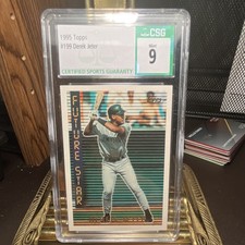 Topps 1995 Derek Jeter #199 Future Star CSG 9 New York Yankees