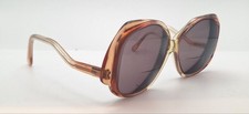 Vintage Value Eyewear Heidi Brown Translucent Oval Sunglasses FRAMES ONLY