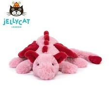 Jellycat 50CM Valentine's Crimson Heart Dragon Mythical Plush +Tags& Dust Bag+