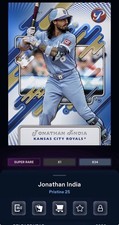 DIGITAL TOPPS BUNT 26 Jonathan India PRISTINE 25 SUPER RARE BLUE Read